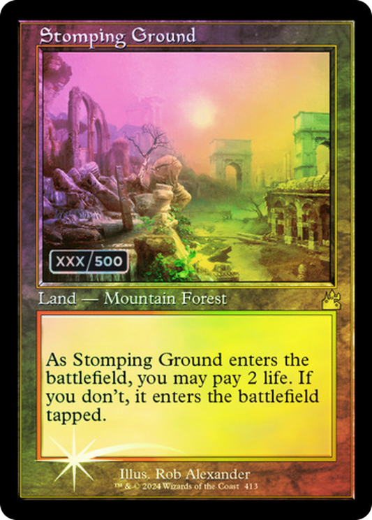 Stomping Ground (RVR-413Z) - Ravnica Remastered Foil