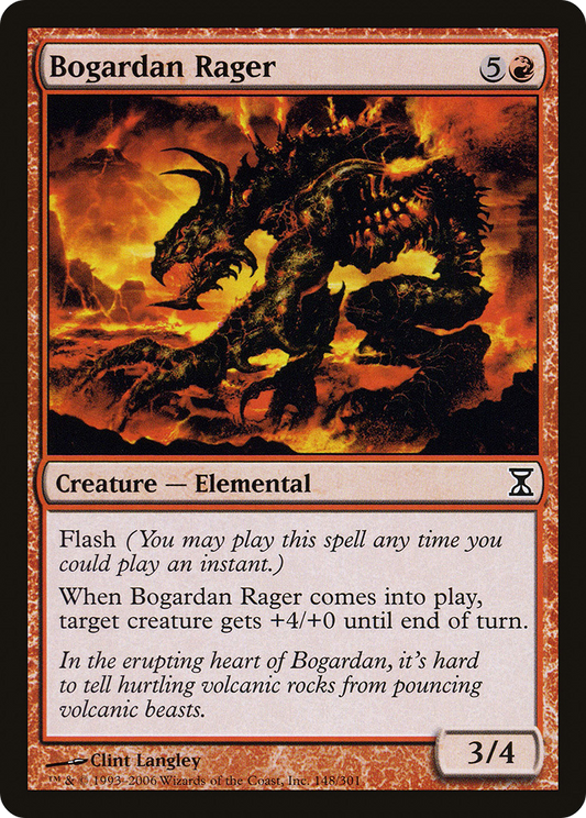 Bogardan Rager (TSP-148) - Time Spiral Foil