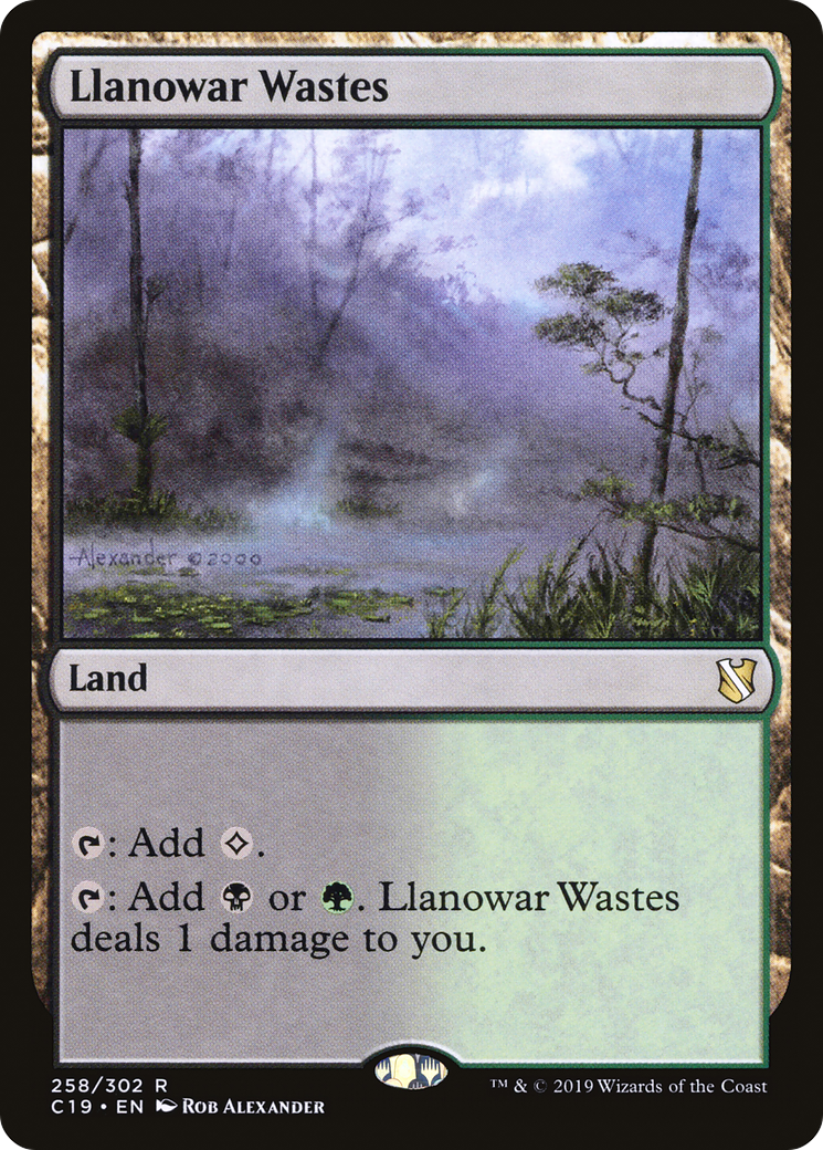 Llanowar Wastes (C19-258) - Commander 2019