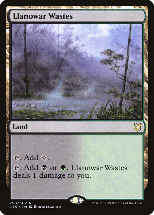 Llanowar Wastes (C19-258) - Commander 2019