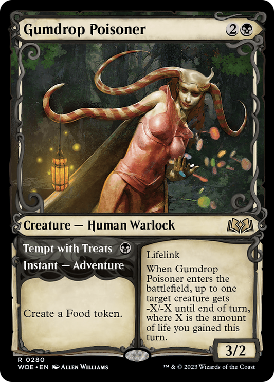 Gumdrop Poisoner (Showcase)  (WOE-280) - Wilds of Eldraine: (Showcase) Foil