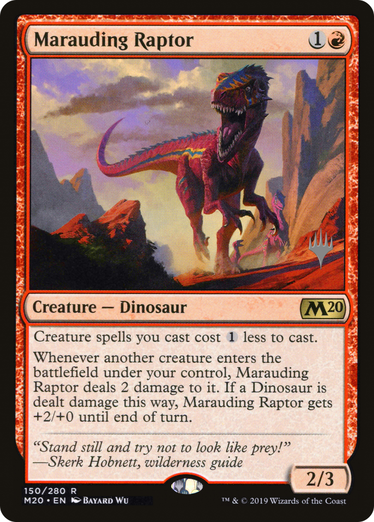 Marauding Raptor (PPM20-150P) - Core Set 2020 Promos (Promo Pack)