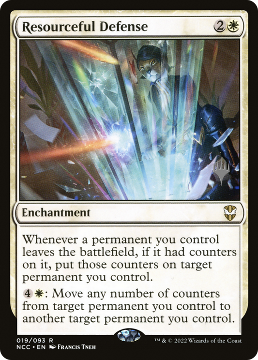 Resourceful Defense (PNCC-19P) - New Capenna Commander Promos Foil