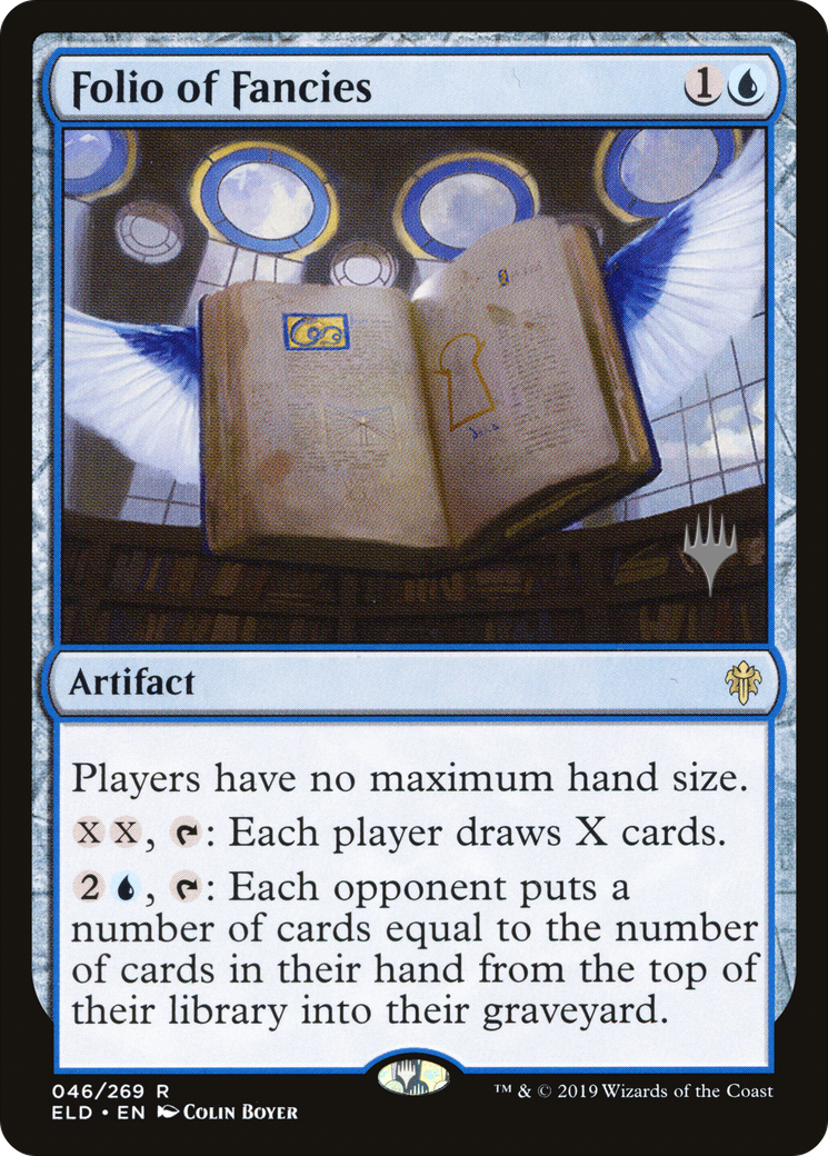 Folio of Fancies (PPELD-46P) - Throne of Eldraine Promos (Promo Pack) Foil