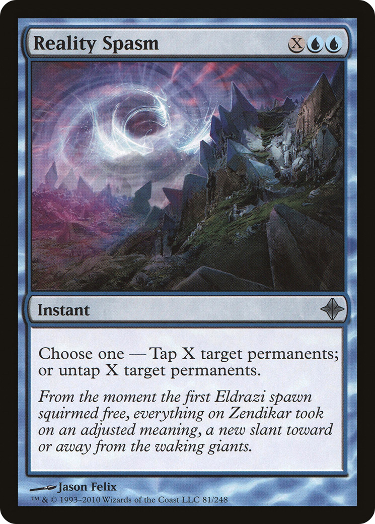 Reality Spasm (ROE-081) - Rise of the Eldrazi Foil