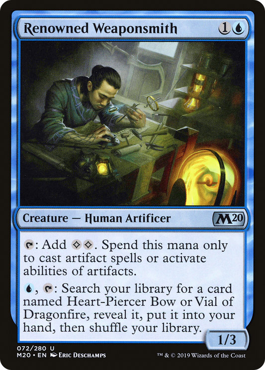 Renowned Weaponsmith (M20-072) - Core Set 2020