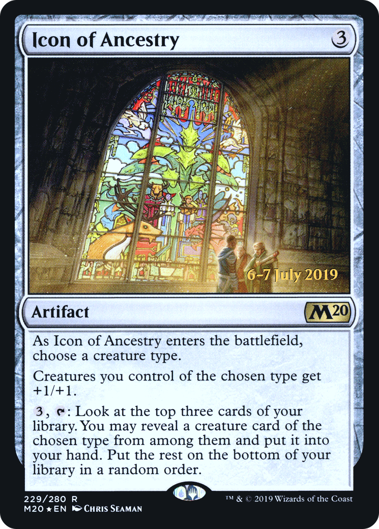 Icon of Ancestry (PRE-229S) - Core Set 2020 Promos (Prerelease) Foil