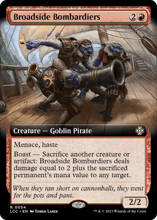 Broadside Bombardiers (Extended Art) (LCC-054) - The Lost Caverns of Ixalan Commander: (Extended Art)