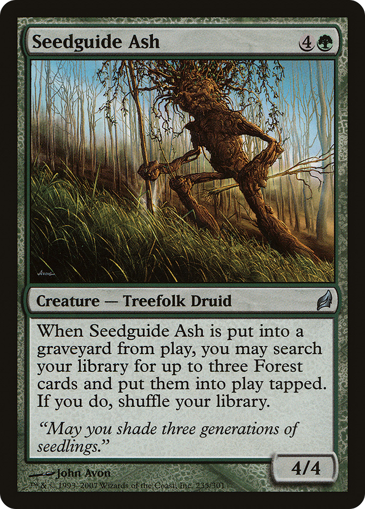 Seedguide Ash (LRW-235) - Lorwyn Foil