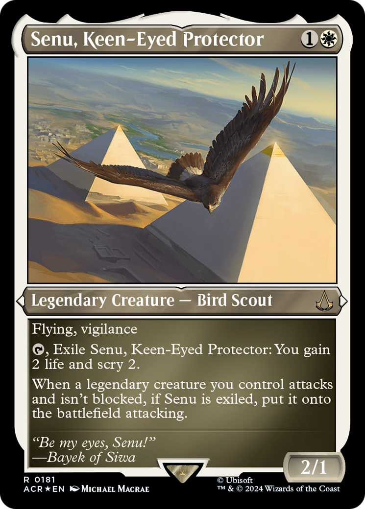 Senu, Keen-Eyed Protector (ACR-181) - Assassin's Creed Etched Foil