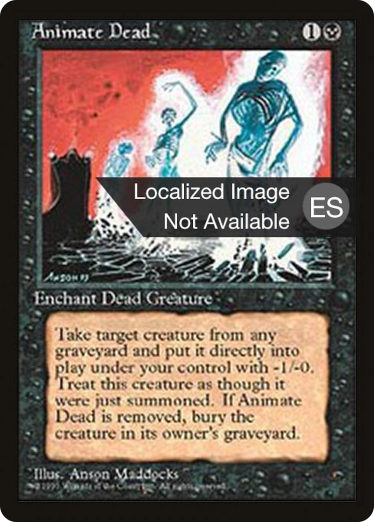 Animate Dead (4BB-118) - Fourth Edition Foreign Black Border