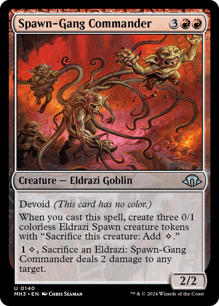 Spawn-Gang Commander (MH3-140) - Modern Horizons 3: (devoid)