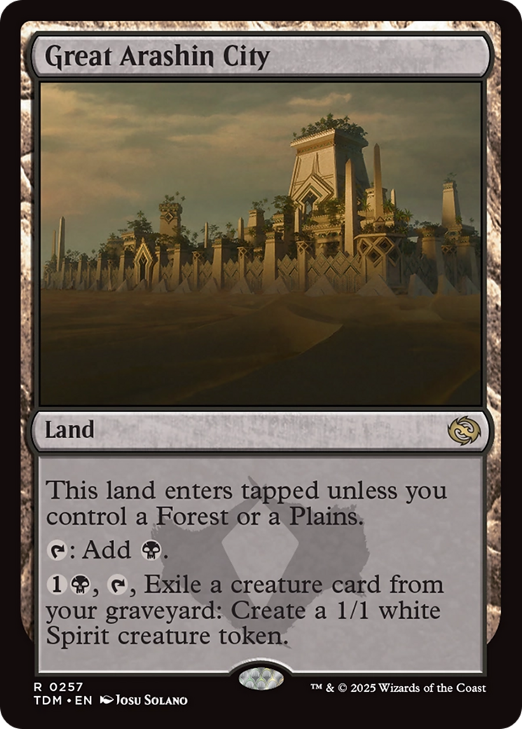 Great Arashin City  (TDM-257) - Tarkir: Dragonstorm