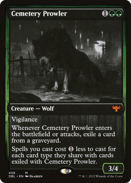 Cemetery Prowler (DBL-458) - Innistrad: Double Feature