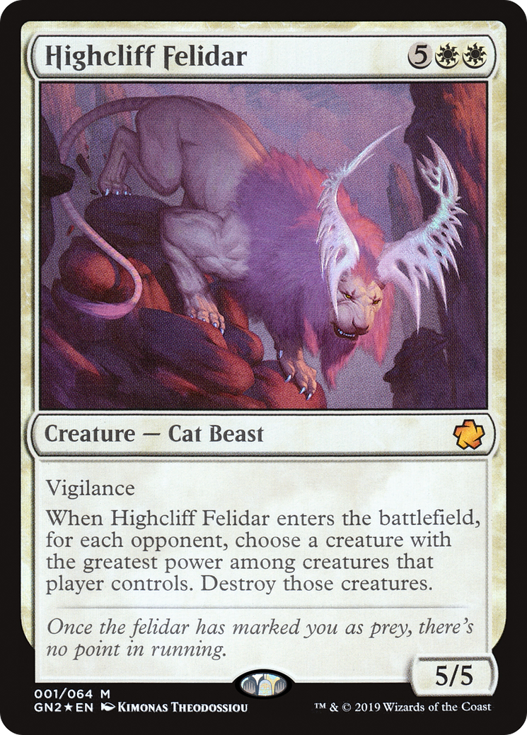 Highcliff Felidar (GN2-001) - Game Night 2019 Foil