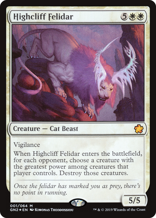 Highcliff Felidar (GN2-001) - Game Night 2019 Foil