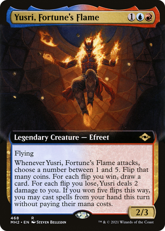 Yusri, Fortune's Flame (MH2-468) - Modern Horizons 2: (Extended Art) Foil