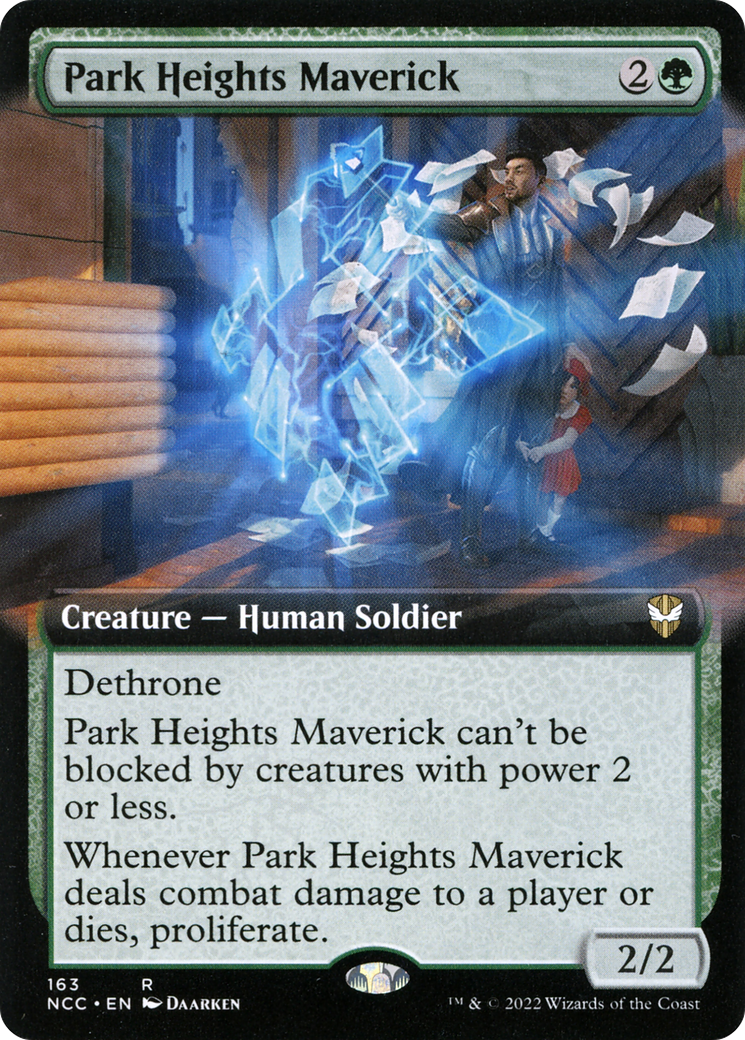 Park Heights Maverick (NCC-163) - New Capenna Commander: (Extended Art)