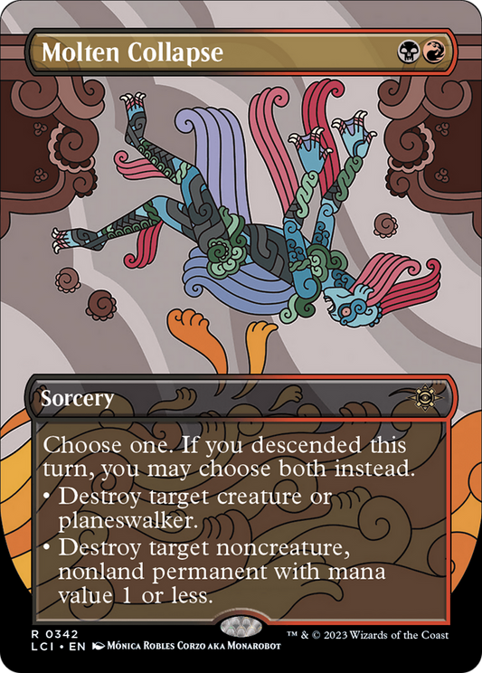 Molten Collapse (Borderless) (LCI-342) - The Lost Caverns of Ixalan (Borderless)