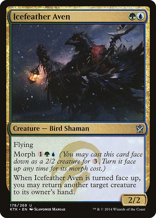 Icefeather Aven (KTK-178) - Khans of Tarkir Foil