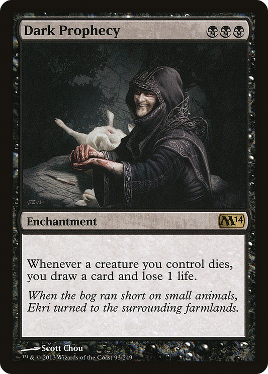 Dark Prophecy (M14-093) - Magic 2014 Foil