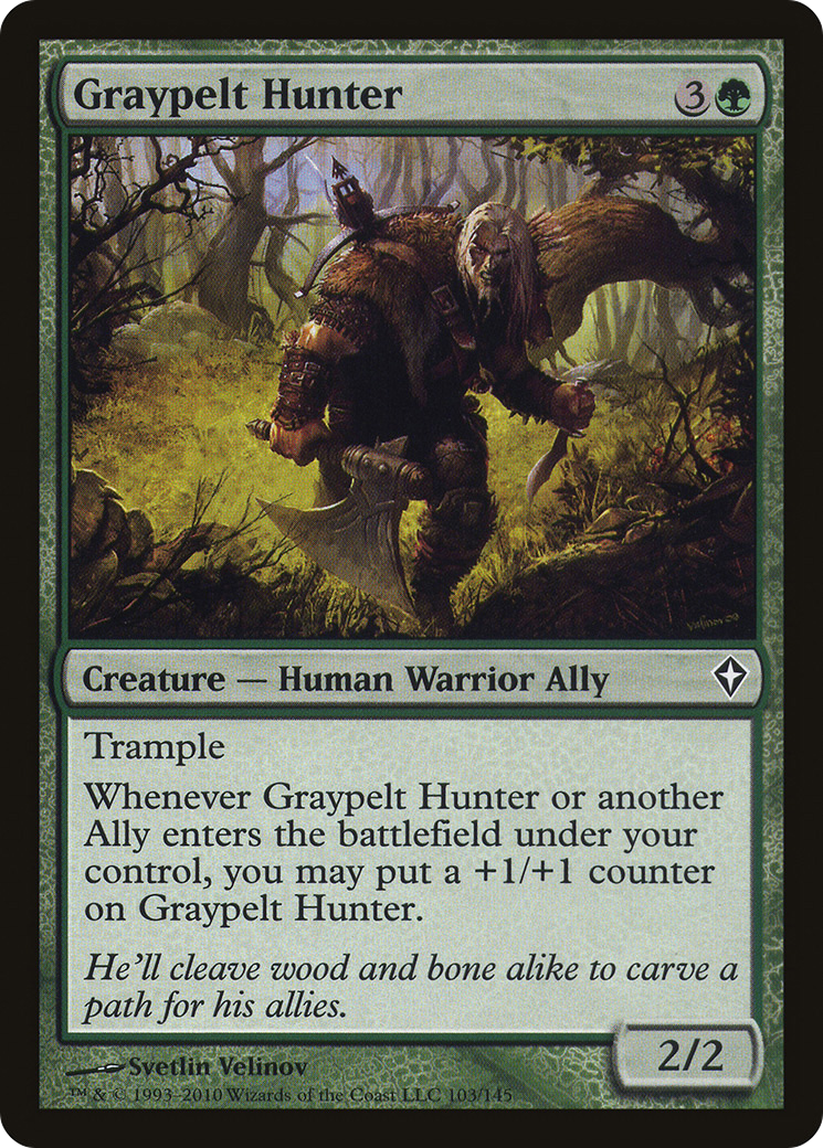 Graypelt Hunter (WWK-103) - Worldwake Foil