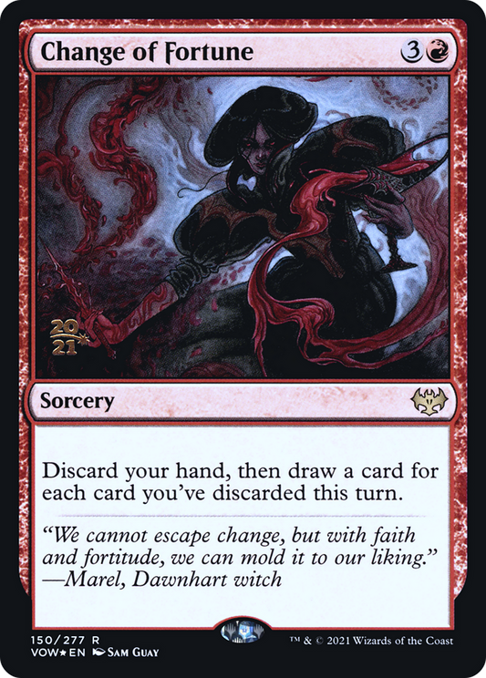 Change of Fortune (PRE-150S) - Innistrad: Crimson Vow Promos (Prerelease) Foil