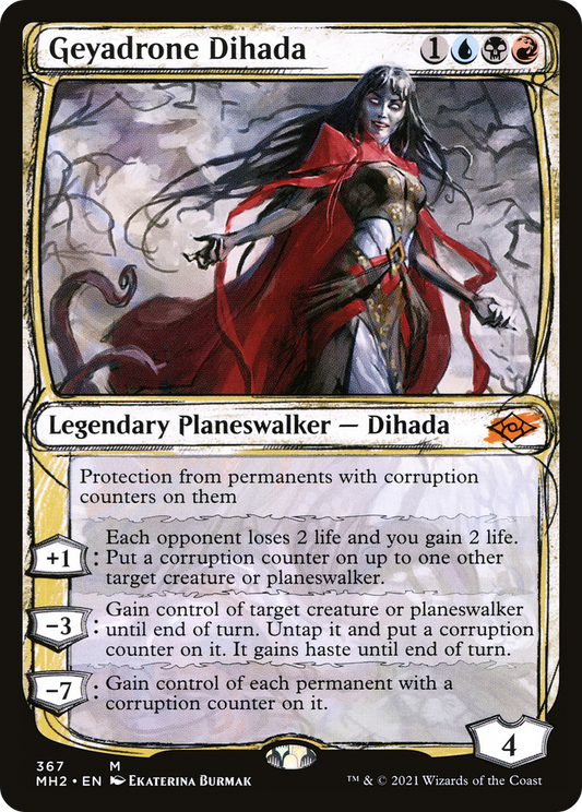 Geyadrone Dihada (MH2-367) - Modern Horizons 2: (Showcase) Foil