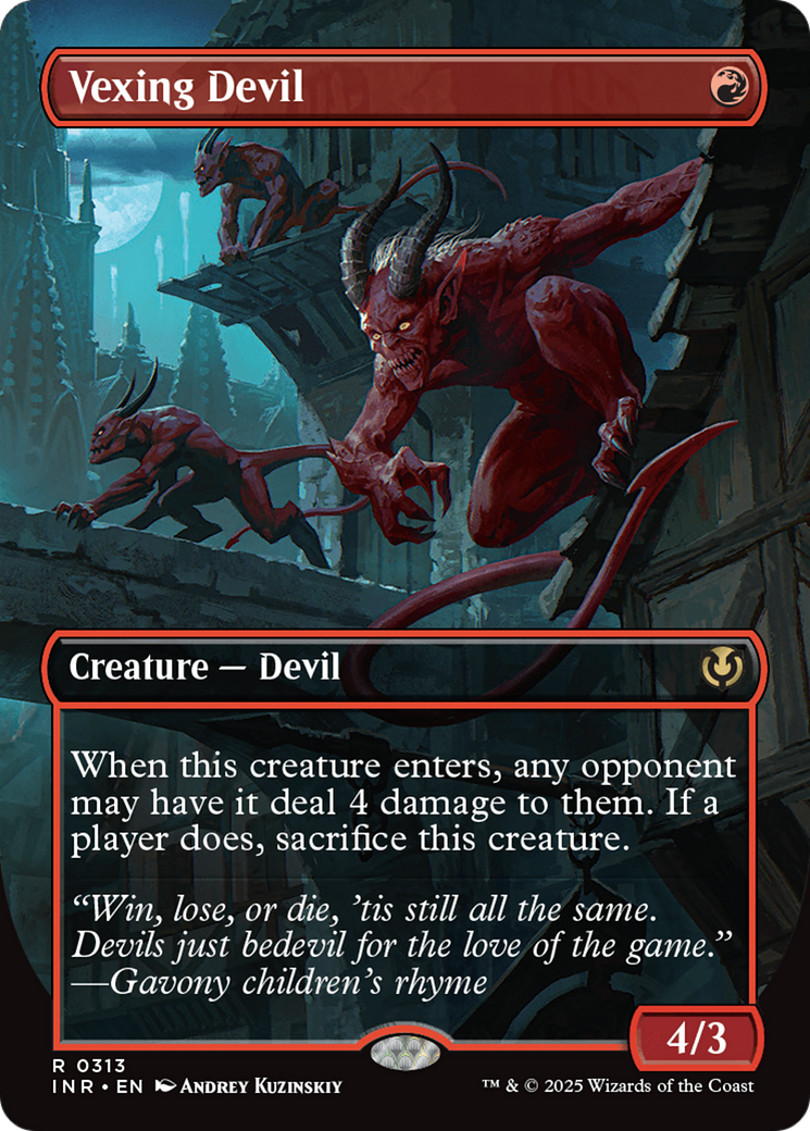Vexing Devil (Borderless)  (Borderless)(INR-313) - Innistrad Remastered Foil
