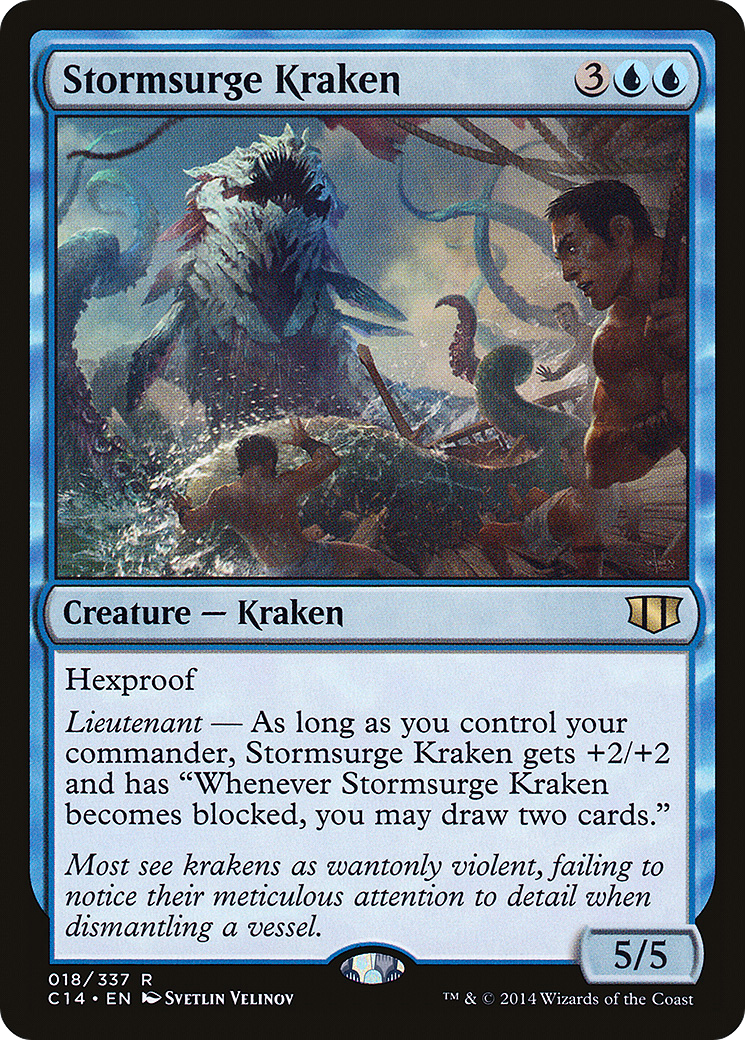 Stormsurge Kraken (C14-018) - Commander 2014