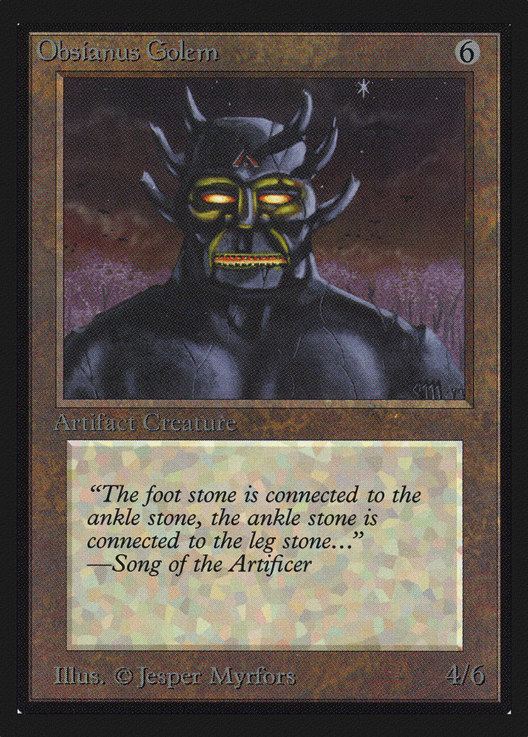 Obsianus Golem (IED-268) - Intl. Collectors' Edition