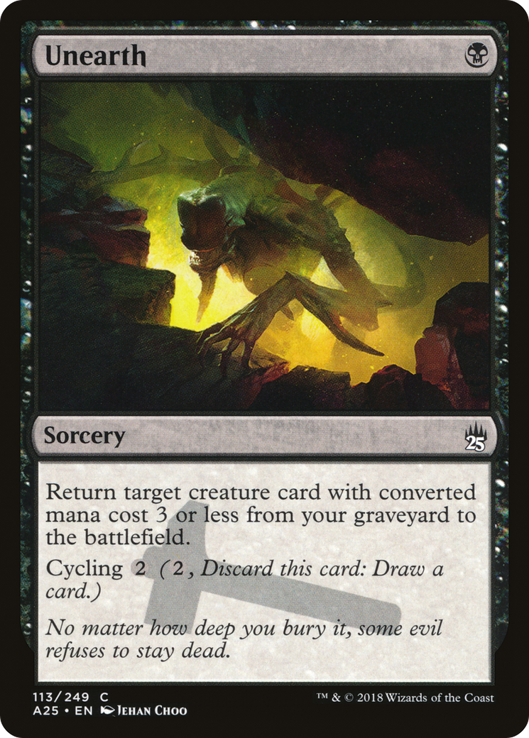 Unearth (A25-113) - Masters 25 Foil