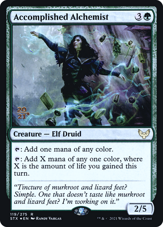 Accomplished Alchemist (PRE-119S) - Strixhaven: School of Mages Promos (Prerelease) Foil
