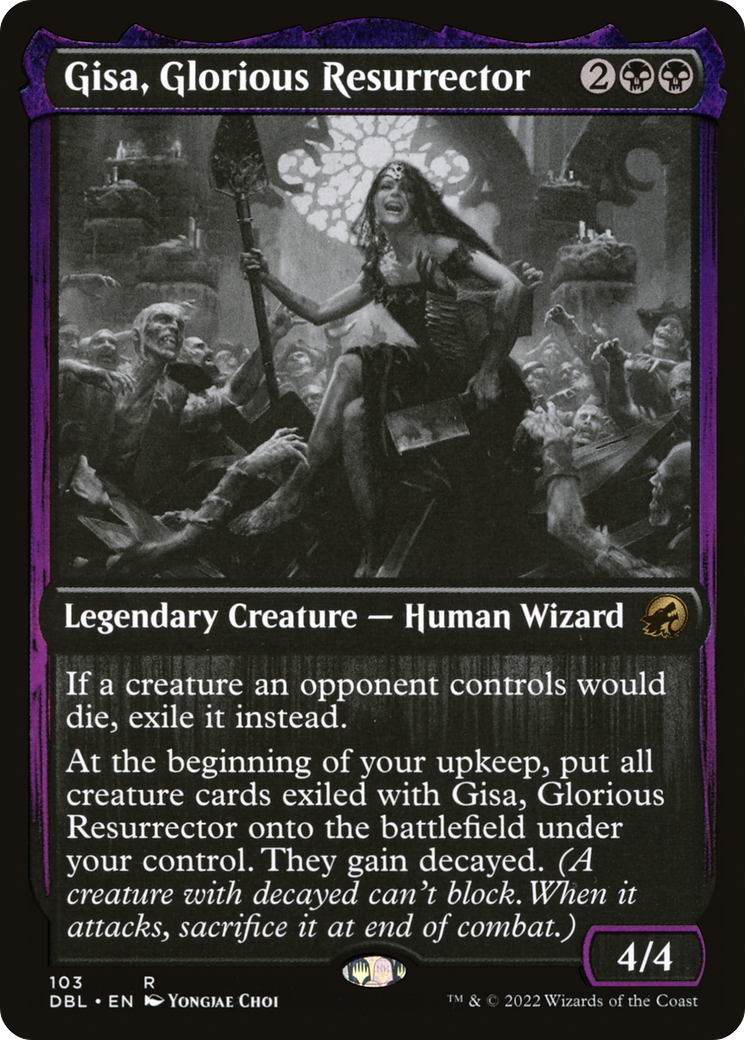 Gisa, Glorious Resurrector (DBL-103) - Innistrad: Double Feature Foil