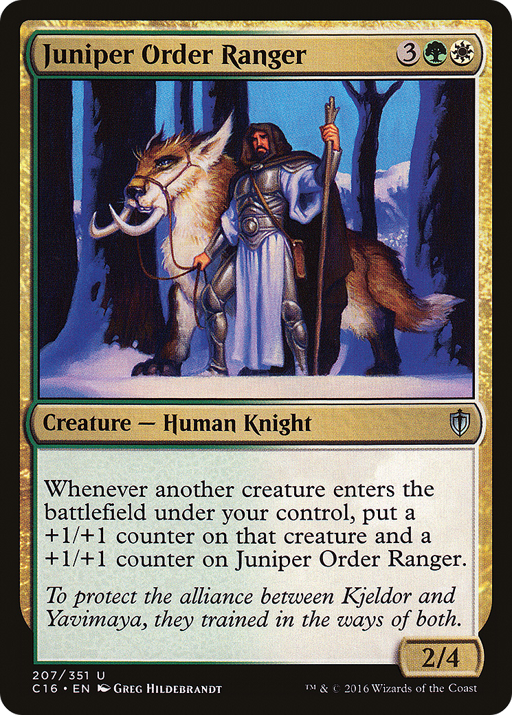 Juniper Order Ranger (C16-207) - Commander 2016