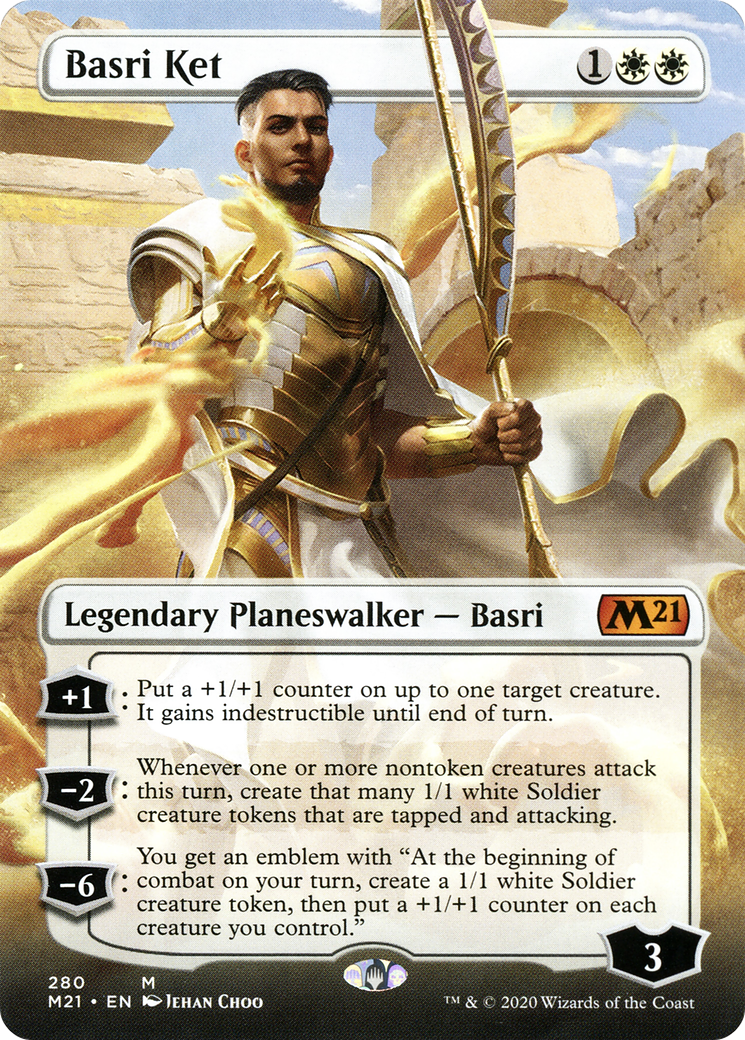 Basri Ket (Borderless) (M21-280) - Core Set 2021 (Borderless)