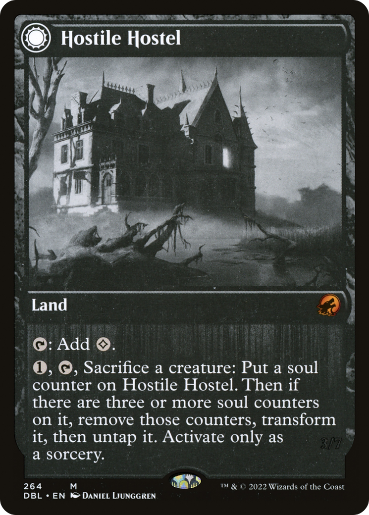 Hostile Hostel // Creeping Inn (DBL-264) - Innistrad: Double Feature: (Double Faced Transform)
