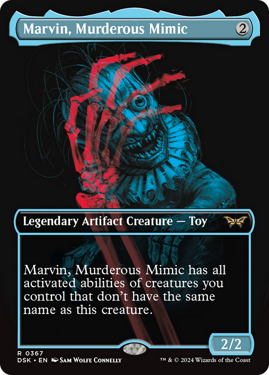 Marvin, Murderous Mimic (DSK-367) - Duskmourn: House of Horror (Borderless) Foil