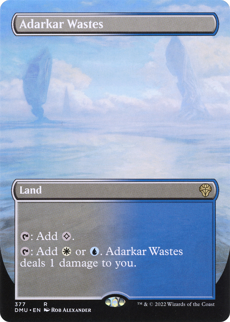 Adarkar Wastes (DMU-377) - Dominaria United (Borderless)