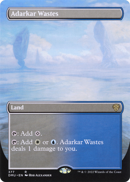 Adarkar Wastes (DMU-377) - Dominaria United (Borderless)