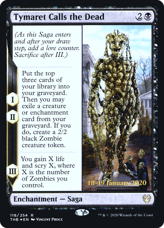 Tymaret Calls the Dead (PTHB-118S) - Theros Beyond Death Promos Foil