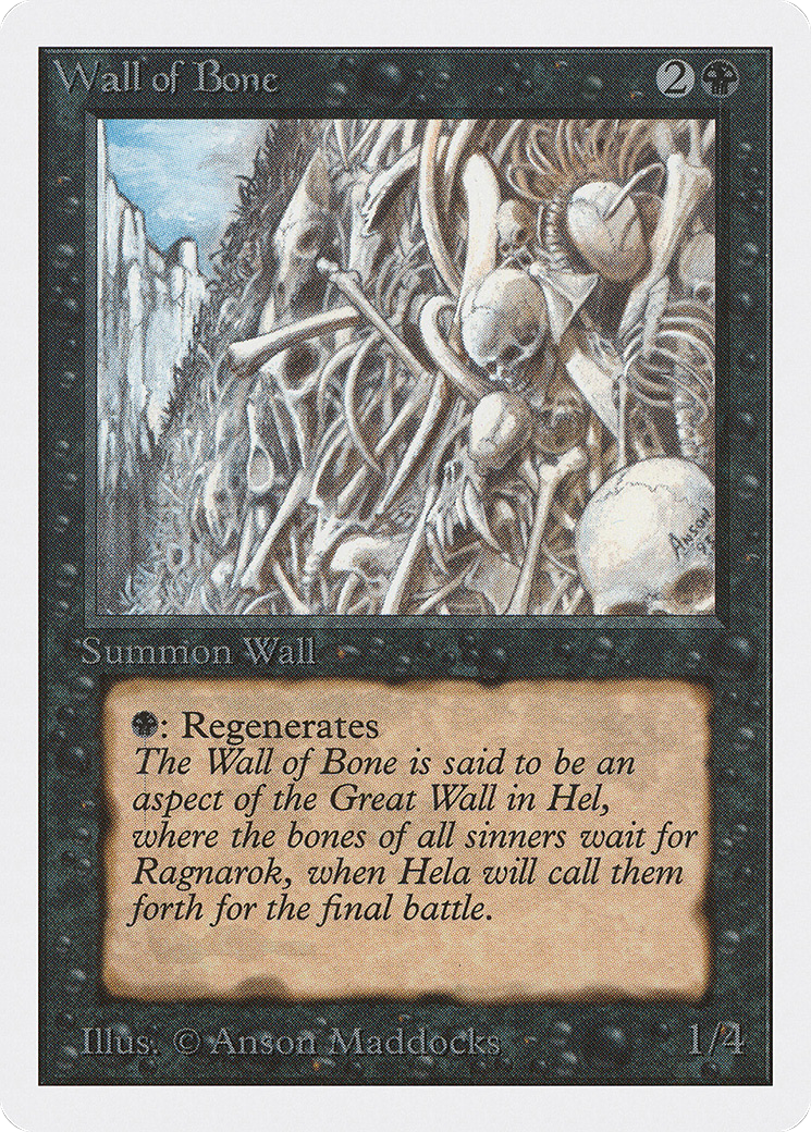 Wall of Bone (2ED-133) - Unlimited Edition