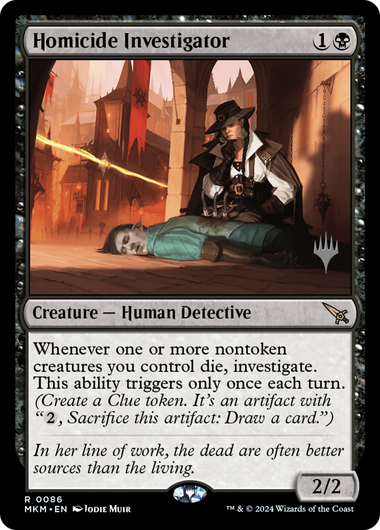 Homicide Investigator  (PPMKM-086) - Murders at Karlov Manor Promos (Promo Pack) Foil