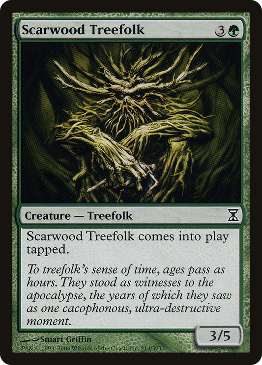 Scarwood Treefolk (TSP-214) - Time Spiral