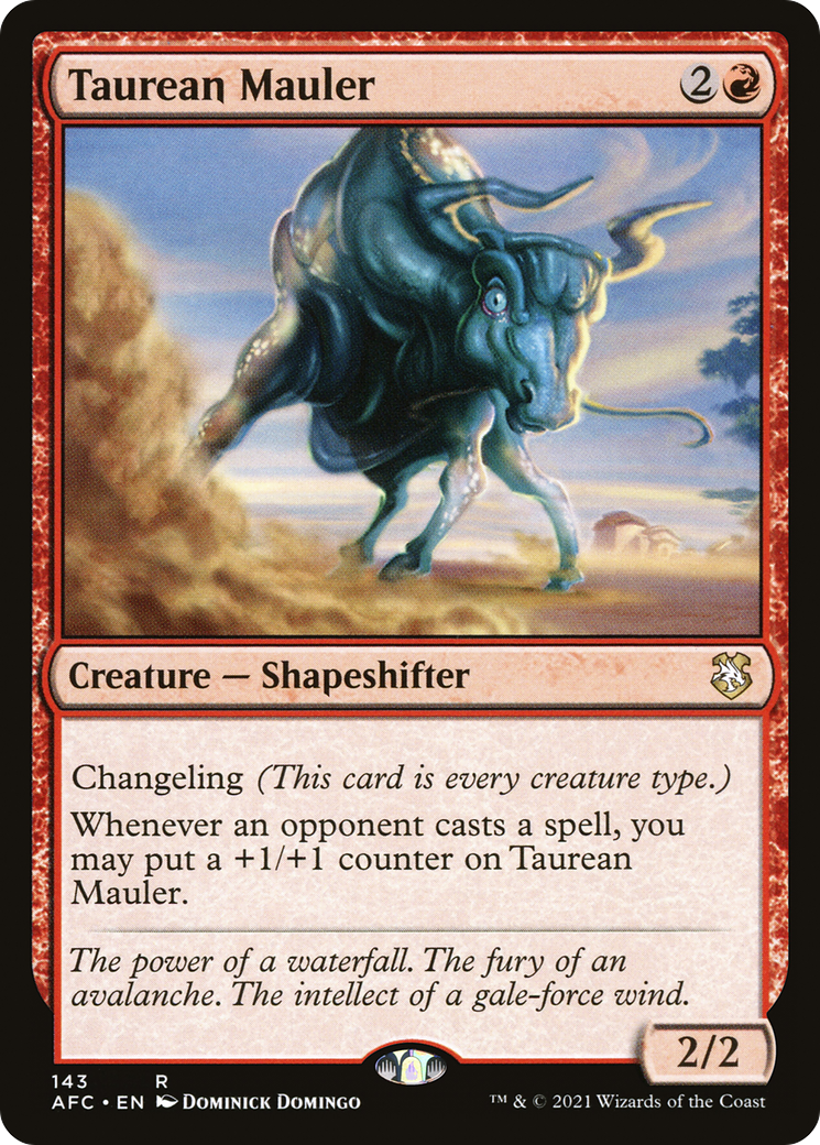 Taurean Mauler (AFC-143) - Forgotten Realms Commander