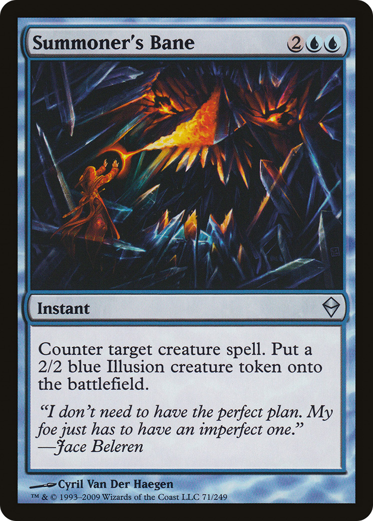 Summoner's Bane  (ZEN-071) - Zendikar Foil