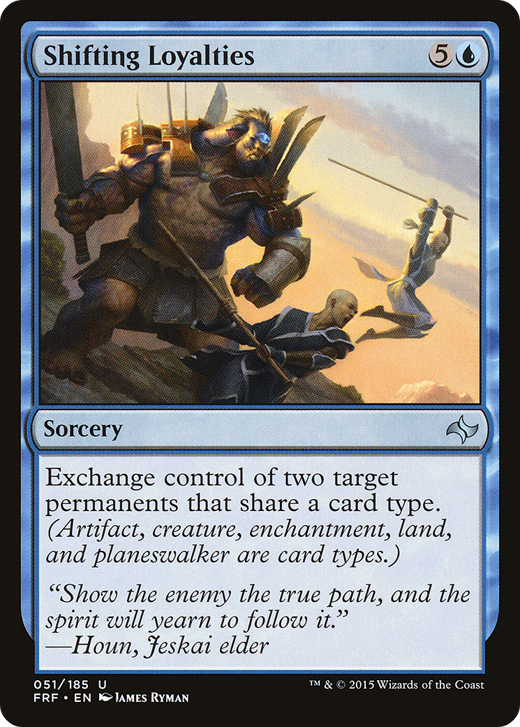 Shifting Loyalties (FRF-051) - Fate Reforged Foil