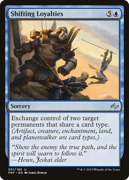 Shifting Loyalties (FRF-051) - Fate Reforged Foil