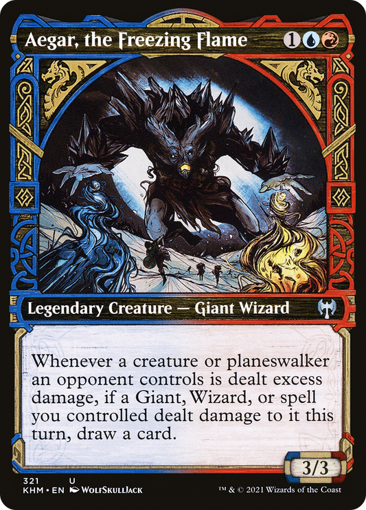 Aegar, the Freezing Flame (Showcase) (KHM-321) - Kaldheim: (Showcase)