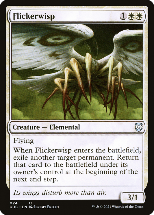 Flickerwisp (KHC-024) - Kaldheim Commander